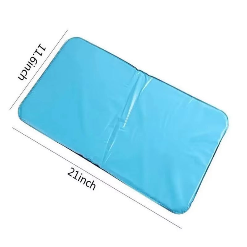 1Pc Summer Ice Cold Pillow Massager Therapy Insert Pillow Chillow Sleeping Aid Muscle Neck Cooling PVC Pad Household Ice Mat